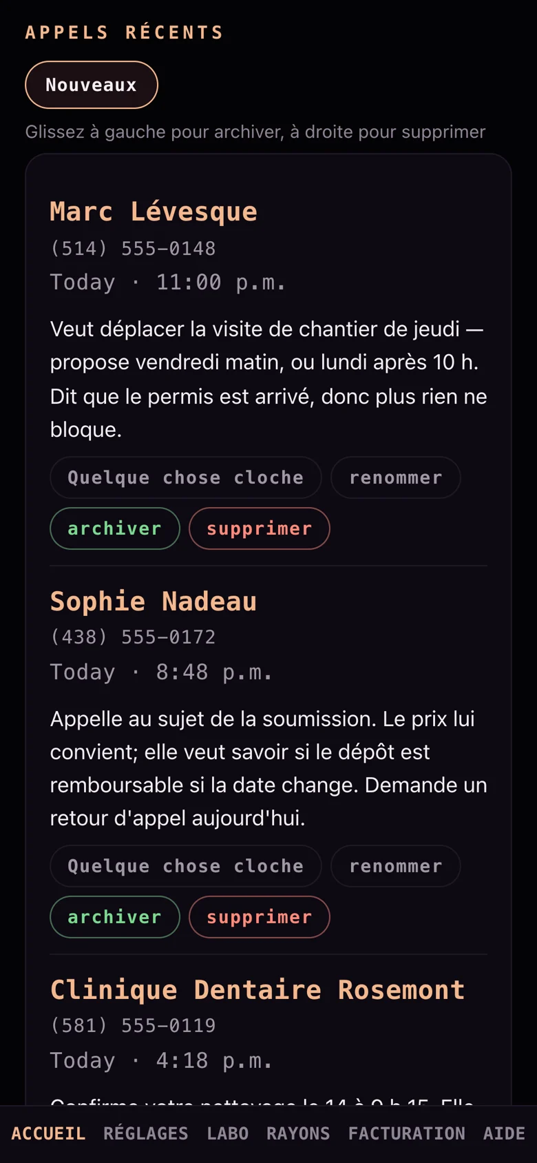 Ce qu'elle a pris