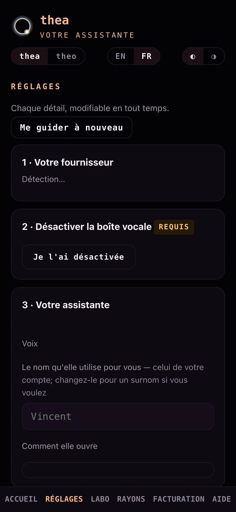 Sa voix, son ouverture